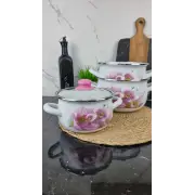 5 LA Кастрюля глубокая 3,1л d-18см Орхидея розовая