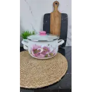 5 LA Кастрюля глубокая 3,1л d-18см Орхидея розовая