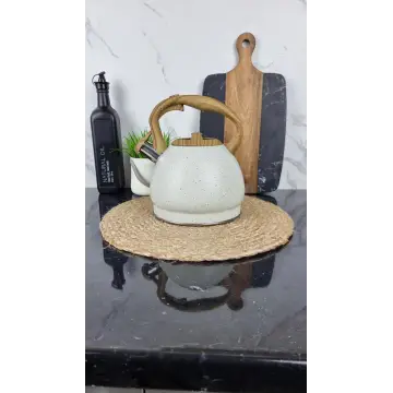 ZB-15/3 Чайник 3,0л зі свистком нерж.сталь коричнева ручка бакеліт ᐉ ZB-15/3 - - класна ціна в ProPosud