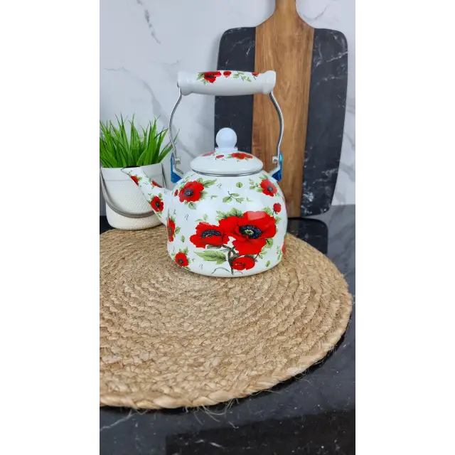 6W Чайник 2,0л керамическая ручка Маки ᐉ 6W-2,0 - - класная цена в ProPosud