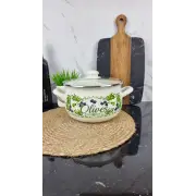 567 A Кастрюля глубокая 2,1л d-16см Греческая оливка ᐉ 567 A-2,1 - - класная цена в ProPosud