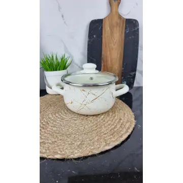 701 A Кастрюля глубокая 2,1л d-16см Белый Мрамор ᐉ 701 A-2,1 - - класная цена в ProPosud