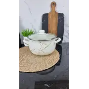 701 A Кастрюля глубокая 4,0л d-20см Белый Мрамор ᐉ 701 A-4,0 - - класная цена в ProPosud