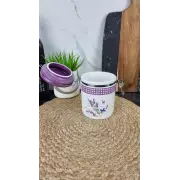 ZF 6263 LV Банка керам. с замком 680мл Лаванда ᐉ ZF 6263 LV - - класная цена в ProPosud