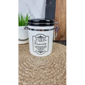 ZF 6263 PF Банка керам. с замком 680мл Париж ᐉ ZF 6263 PF - - класная цена в ProPosud