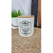 ZFA 982 PF Банка керам. 650мл дерев. крышка Париж ᐉ ZFA 982 PF - - класная цена в ProPosud