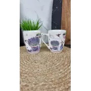 A26D-350 Кухоль порцеляновий 350мл Лаванда MIX конічний (по 8шт в уп) ᐉ A26D-350 - - класная цена в ProPosud