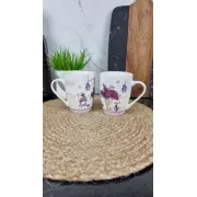 A26D-350 Кухоль порцеляновий 350мл Лаванда MIX конічний (по 8шт в уп) ᐉ A26D-350 - - класная цена в ProPosud