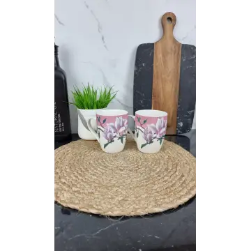 A37D-350 Кухоль порцеляновий 350мл Магнолія MIX конічний (по 8шт в уп) ᐉ A37D-350 - - класная цена в ProPosud 2