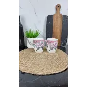 A37D-350 Кухоль порцеляновий 350мл Магнолія MIX конічний (по 8шт в уп) ᐉ A37D-350 - - класна ціна в ProPosud