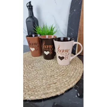 KW 118 Кухоль порцеляновий 300мл Кава MIX (по 6шт в уп) ᐉ KW 118 - - класная цена в ProPosud 2