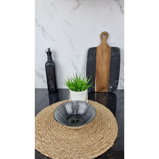 Космо Black Салатник №7 d17,5 CLW 6 ᐉ CLW 6 - - класна ціна в ProPosud