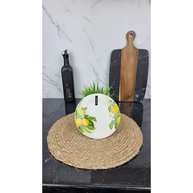 Лимон Тарелка мелкая №7 d-17,5см 23-043 ᐉ 23-043 # - - класная цена в ProPosud