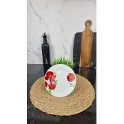 Мак красный Тарелка мелкая №7 d-17,5см 9007 ᐉ 9007 - - класная цена в ProPosud