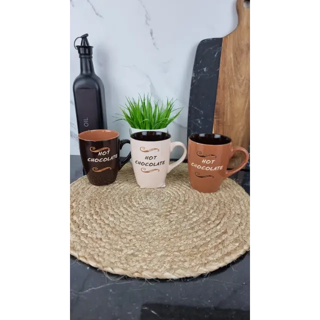 KW 101 Кухоль порцеляновий 340мл Кава MIX (по 6шт в уп) ᐉ KW 101 - - класная цена в ProPosud