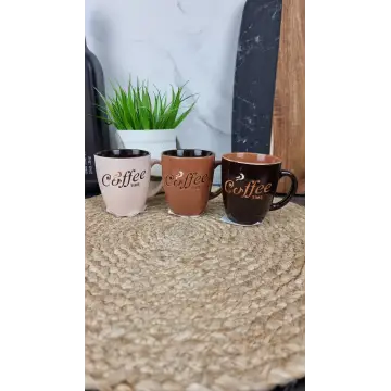 KW 135 Кухоль керамічний 180/200мл Coffee MIX (по 12шт в уп) ᐉ KW 135 - - класная цена в ProPosud