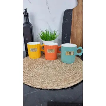 869 Чашка фарфоровая 400 мл  «Love» (цветная коробка) 2