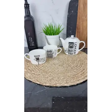 40 Набор 3-пр.: 2 чашки 240 мл + заварник 450 мл «City» 2