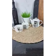 40 Набор 3-пр.: 2 чашки 240 мл + заварник 450 мл «City»