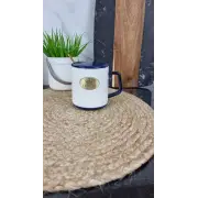 1147 Кухоль порцеляновий 420мл з кришкою Fashion White кол.кор.