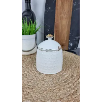 0310-A Банка для меду 380мл порцел. біла ᐉ 0310-A - - класная цена в ProPosud