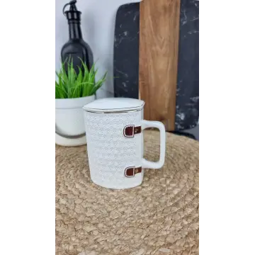 0511-A Кухоль 370мл з кришкою порцел. білий ᐉ 0511-A - - класная цена в ProPosud