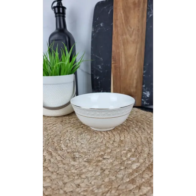 011713-A Салатник 5" круглий порцел. білий ᐉ 011713-A - - класна ціна в ProPosud