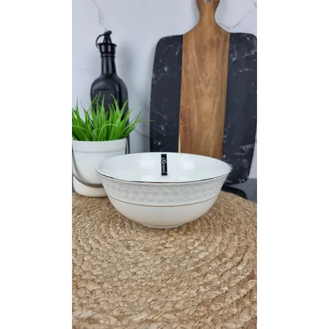 011718-A Салатник 7" круглий порцел. білий ᐉ 011718-A - - класна ціна в ProPosud