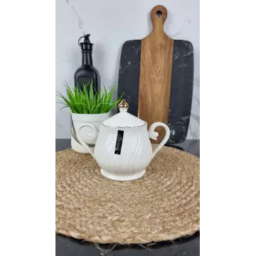 LTSL-S0112-A Сахарница 500мл с ручками фарфор Волна ᐉ LTSL-S0112-A - - класная цена в ProPosud