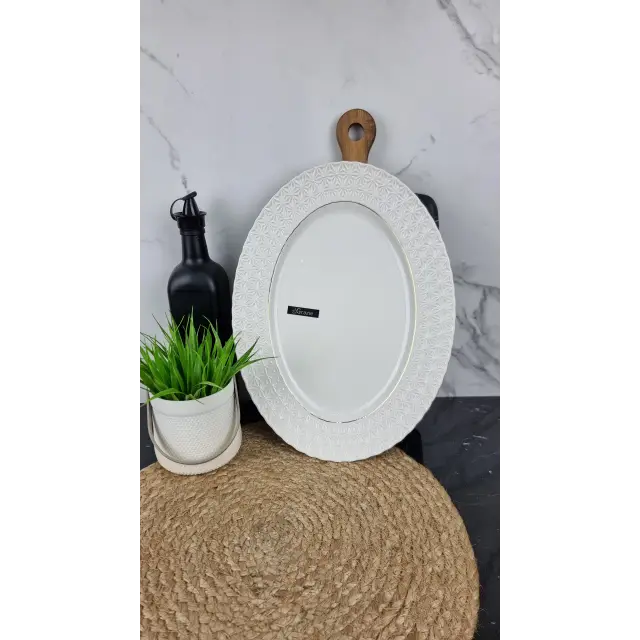 223136-A Блюдо овальне 35,5см порцел. білий ᐉ 223136-A - - класная цена в ProPosud