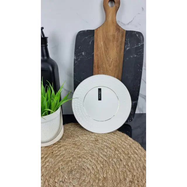 228819-A Тарілка мілка 7,5" порцел. кругла біла ᐉ 228819-A - - класна ціна в ProPosud