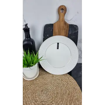 228826-A Тарілка мілка 10" порцел. кругла біла ᐉ 228826-A - - класная цена в ProPosud