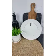 228826-A Тарілка мілка 10" порцел. кругла біла ᐉ 228826-A - - класна ціна в ProPosud