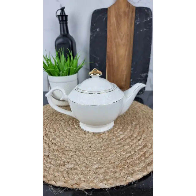 405313-A Заварник 850мл порцел. білий ᐉ 405313-A - - класная цена в ProPosud