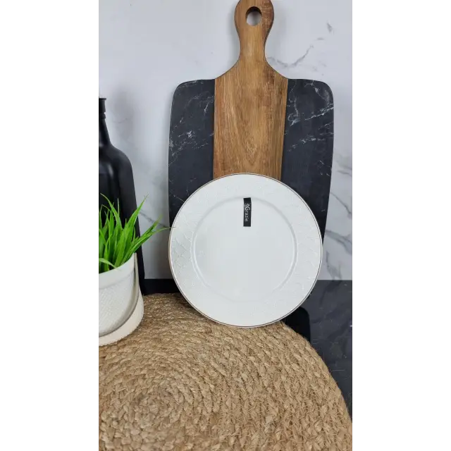 Pearl Тарілка мілка 8" d-20,5см порцел. білий Перлина ᐉ Pearl - - класна ціна в ProPosud