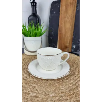 Pearl Чашка кавова 250мл з блюдцем порцел. білий Перлина ᐉ Pearl - - класна ціна в ProPosud