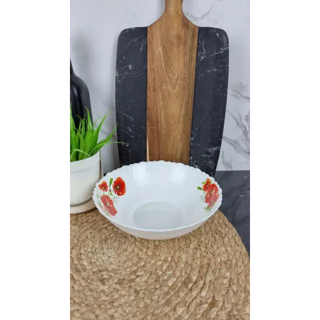 Мак Салатник №8 d-20см склокераміка Хвилястий край 6777/ S ᐉ 6777/ S - - класна ціна в ProPosud