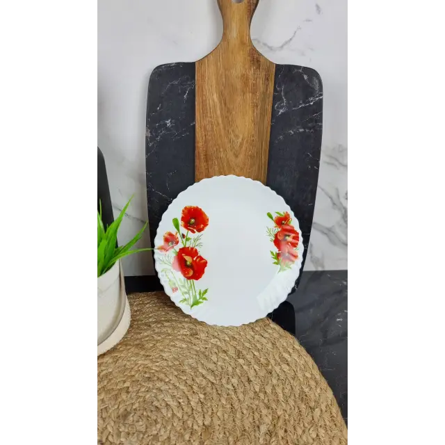 Мак Тарілка мілка №7,5 d-19см склокераміка Хвилястий край 6777/ S ᐉ 6777/ S - - класна ціна в ProPosud