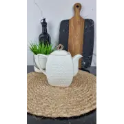 406618-A Заварник 900мл порцел. квадрат білий ᐉ 406618-A - - класная цена в ProPosud