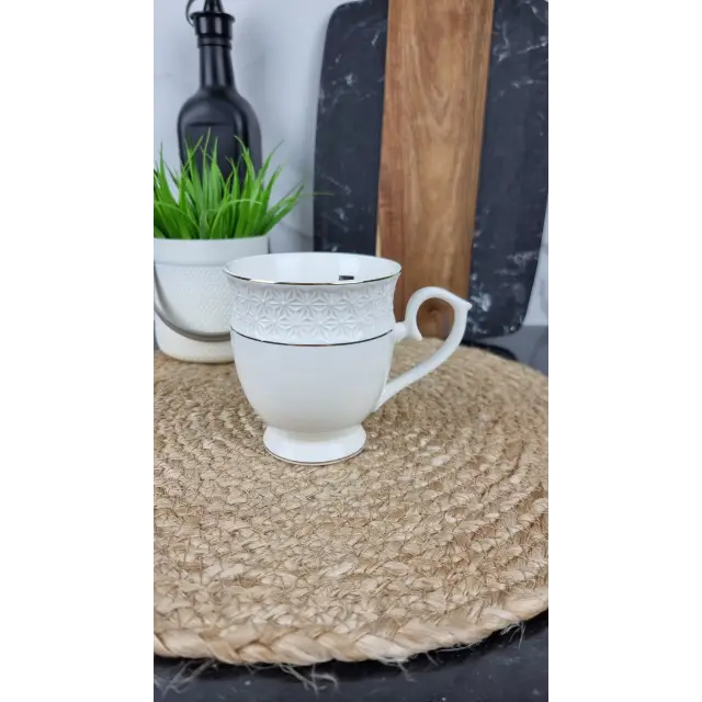 554409-A Кухоль 340мл круглий порцел. білий ᐉ 554409-A - - класная цена в ProPosud