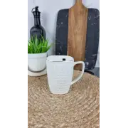 557309-A Кухоль 350мл квадрат порцел. білий ᐉ 557309-A - - класная цена в ProPosud