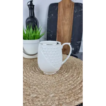 557611-A Кухоль 330мл круглий порцел. білий ᐉ 557611-A - - класная цена в ProPosud