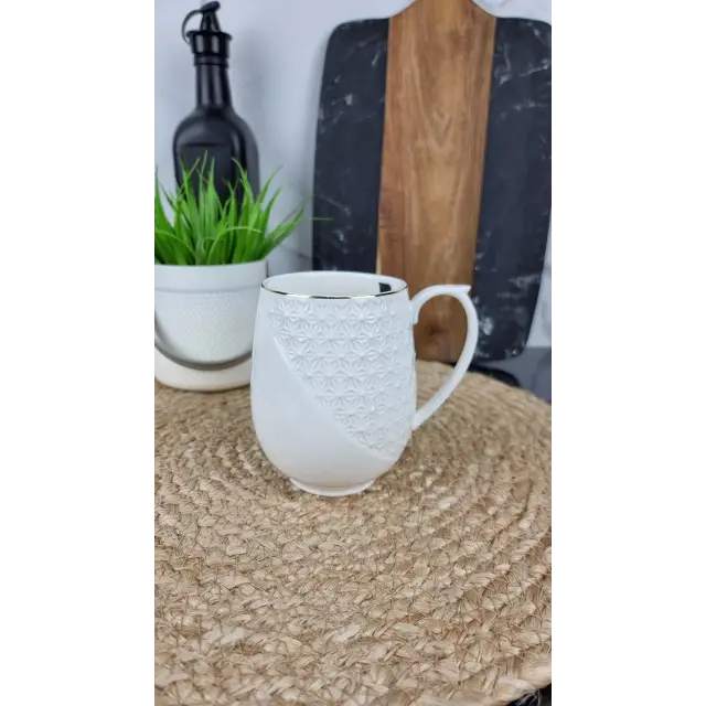 557611-A Кухоль 330мл круглий порцел. білий ᐉ 557611-A - - класная цена в ProPosud