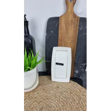 705718-A Тарілка мілка 7" прямокутна порцел. біла ᐉ 705718-A - - класна ціна в ProPosud