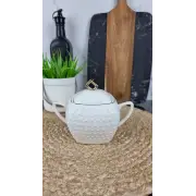 932511-A Цукорниця 500мл квадрат порцел. біла ᐉ 932511-A - - класная цена в ProPosud