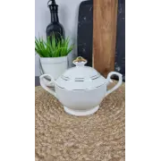 933511-A Цукорниця 500мл з ручкою кругла порцел. біла ᐉ 933511-A - - класная цена в ProPosud