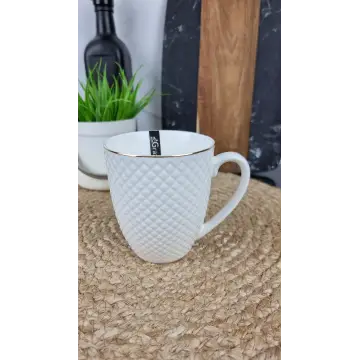 Crystal Чашка 400мл фарфор. белая Кристал