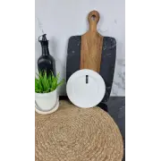 Crystal Тарілка мілка 7" d-17,5см порцел. білий Кристал