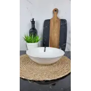 Crystal Салатник 9" d-23см порцел. білий Кристал