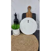 Crystal Тарілка мілка 10,5" d-27см порцел. білий Кристал